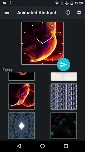 Animated Abstract Watch Face screenshot 1