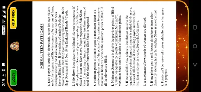 GOA TEEN PATTI - CASINO TRAINE screenshot 4