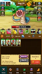 Idle Pixel Heroes: Idle Merger screenshot 11