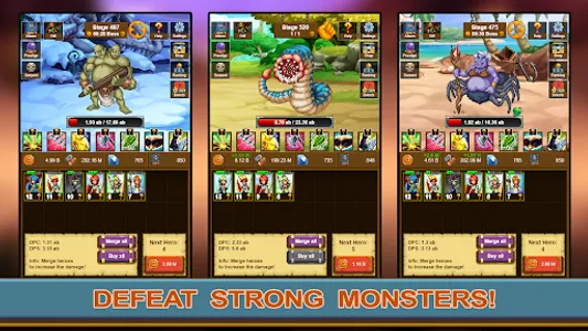 Idle Pixel Heroes: Idle Merger screenshot 2