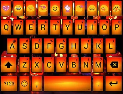 Emoji Keyboard Halloween Theme screenshot 3