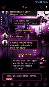 SMS Messenger Halloween Theme screenshot 1