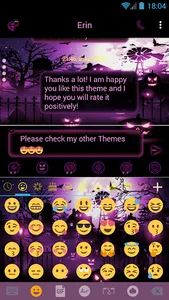 SMS Messenger Halloween Theme screenshot 3