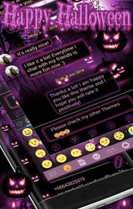 SMS Messenger Halloween Theme screenshot 4