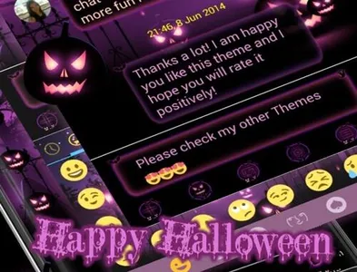 SMS Messenger Halloween Theme screenshot 5