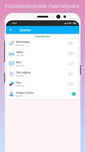 Gün Gün Bebek Bakımı, Gelişimi screenshot 7