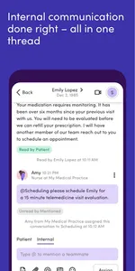 Klara – Patient communication screenshot 2