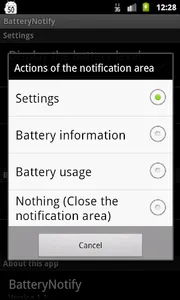 BatteryNotify screenshot 2