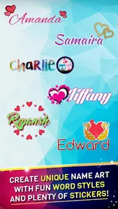 Name Art & Name Live Wallpaper screenshot 0