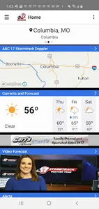 ABC 17 Stormtrack Weather App screenshot 1