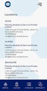 Felicitas Analytical Services screenshot 2