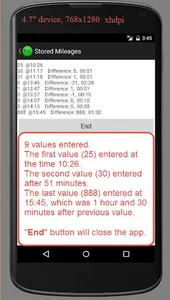Trip and Time Logger screenshot 1
