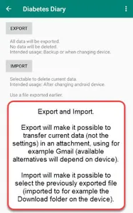 Diabetes Diary screenshot 5