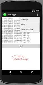 TimeLogger screenshot 1