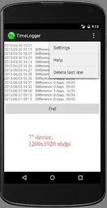 TimeLogger screenshot 5