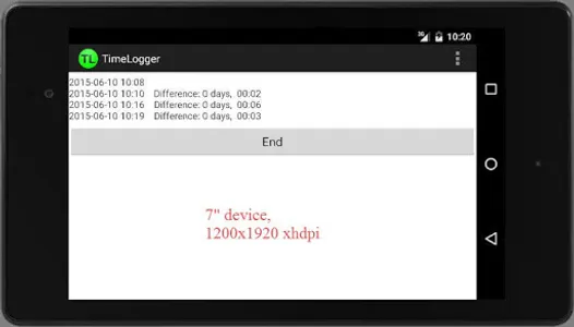 TimeLogger screenshot 8