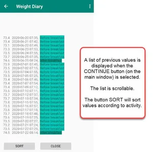 Weight Diary screenshot 4