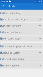 Anatomy and Physiology MCQs screenshot 1