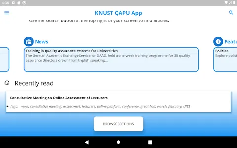 KNUST QAPU App screenshot 7