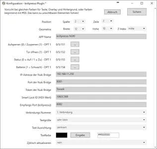 knXpresso Nuki Plug-in screenshot 5