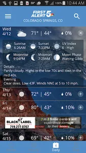 First Alert 5 Weather App screenshot 2