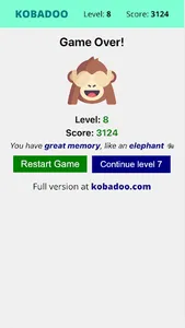 Kobadoo - Memory Game screenshot 7