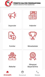 Türkiye Halter Federasyonu screenshot 0