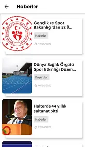 Türkiye Halter Federasyonu screenshot 2