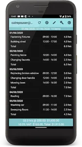 CalReps - Time is Money: Calen screenshot 0