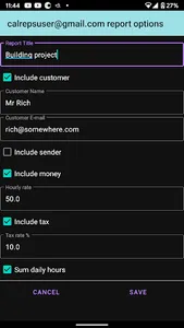 CalReps - Time is Money: Calen screenshot 2