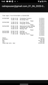 CalReps - Time is Money: Calen screenshot 3