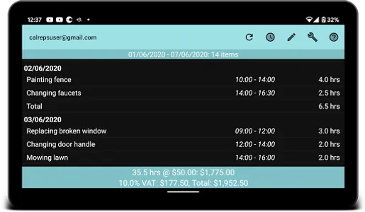 CalReps - Time is Money: Calen screenshot 4