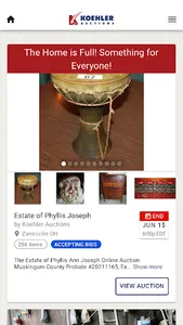 Koehler Auctions screenshot 2