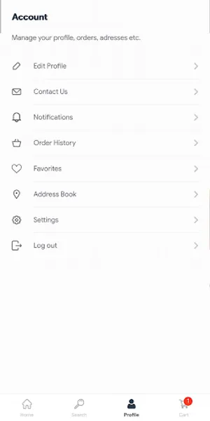 KO FOOD screenshot 1