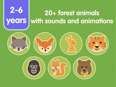 Learn Forest Animals for Kids screenshot 15