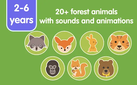 Learn Forest Animals for Kids screenshot 8