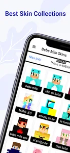 Bebe Milo Skins for Minecraft screenshot 0