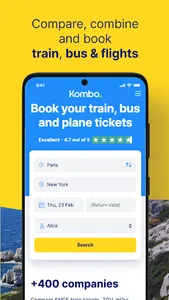 Kombo: Train, Plane & Bus screenshot 1