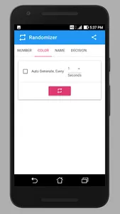 Random Generator - Numbers Nam screenshot 2