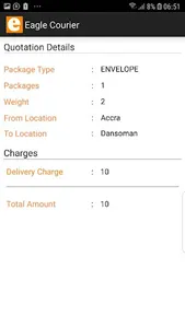 Eagle Courier screenshot 2