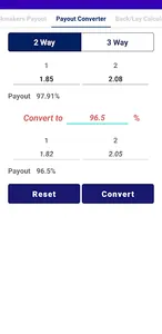Back Lay & Sure bet Calculator screenshot 4