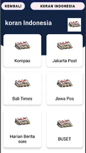 Surat Kabar Indonesia screenshot 1