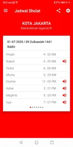 Jadwal Sholat - Kiblat & Adzan screenshot 0