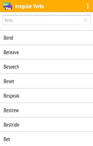 English Irregular Verbs screenshot 0