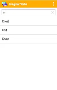 English Irregular Verbs screenshot 1
