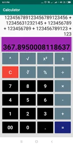 Calculator screenshot 1