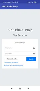 KPRI Bhakti Praja screenshot 1
