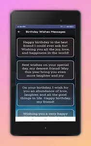 Birthday Wishes & Messages screenshot 11