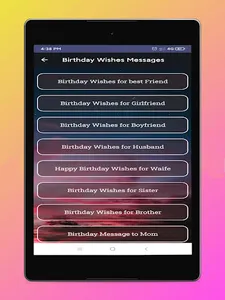 Birthday Wishes & Messages screenshot 18