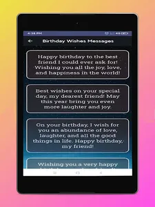 Birthday Wishes & Messages screenshot 19